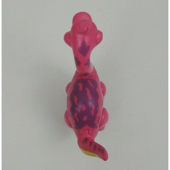 Vintage Downtown Disney T-Rex Cafe Restaurant Pink Brachiosaurus Action Figure - Picture 5 of 6